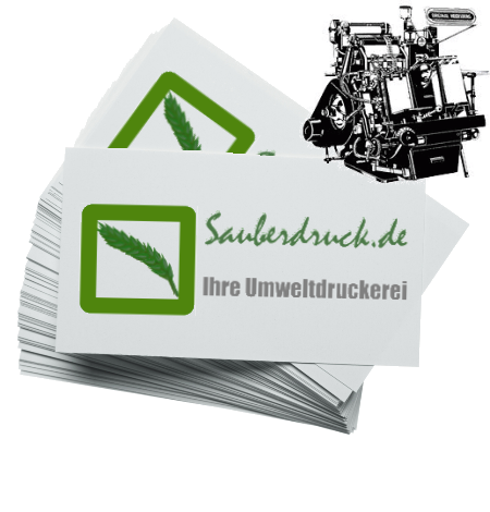 Visitenkarten Standard, echter Buchdruck 